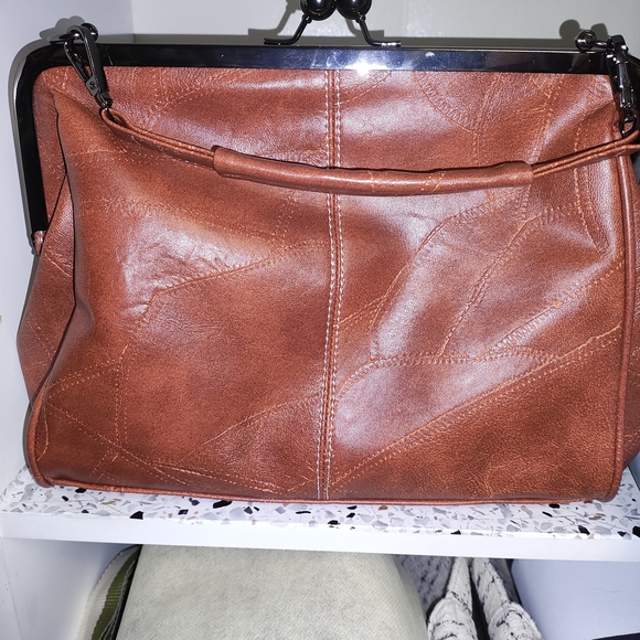 Source Unknown Vintage-Style Brown Shoulder Bag - Picture 4 of 9